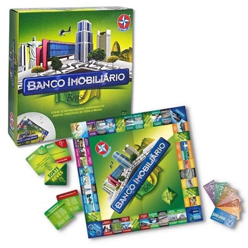 Jogo Banco Imobiliário Brasil - Estrela - Broker Distribuidora