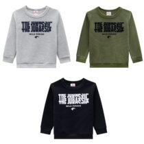 Leve 3 Pague 2 Moletom Bebê Brandili Jurassic Masculino