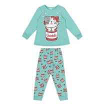 Pijama Infantil Longo Gatinho Kyly Brilha no Escuro
