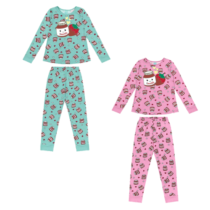 Pijama Menina Longo Estampado Brilha Escuro Kyly