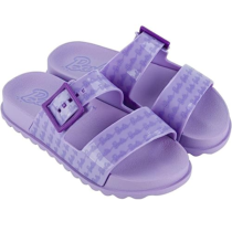 Rasteira Grendene Kids Barbie Logomania Roxo