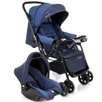 Travel System Reverse Cosco Azul Rajado