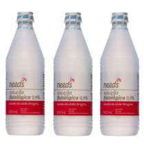 3 Unidades Solução Fisiológica 0,9% Needs 500ml