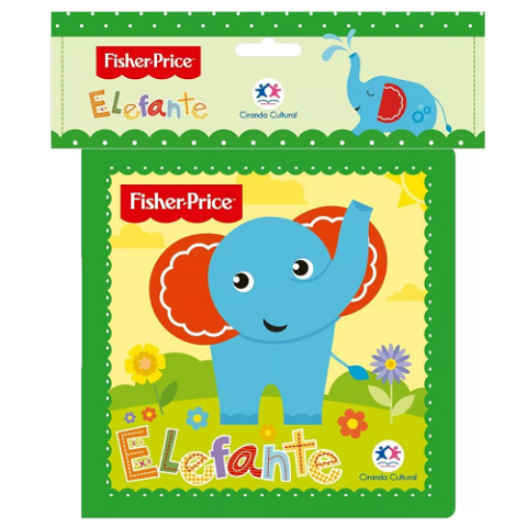 Livro De Banho Fisher Price Elefante