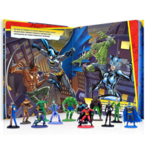 Kit Livro + Cenário Gigante Batman Os Vilões de Gotham