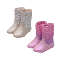 Bota Infantil Pampili Jujuba Matelassê Bege ou Rosa
