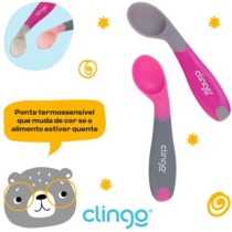 Colheres de Silicone Termosensiveis Clingo