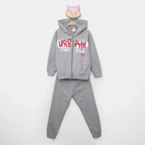 Conjunto Moletom Infantil Felpado Com Capuz Urban Marisol