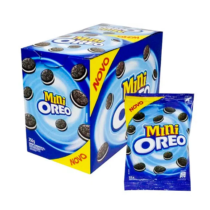Display com 10 Unidades Mini Oreo Original Recheado 35g