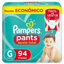 Fralda Pampers Pants Ajuste Total G 94 Unidades