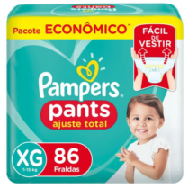 Fralda Pampers Pants Ajuste Total XG 86 Unidades