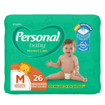 Fralda Personal Baby Protect e Sec M 26 unidades
