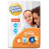 Fralda Pom Pom Derma Protek XG 20 Unidades
