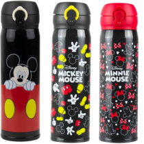 Garrafa Térmica Inox 400ml Squeeze Inquebrável Mickey ou Minnie