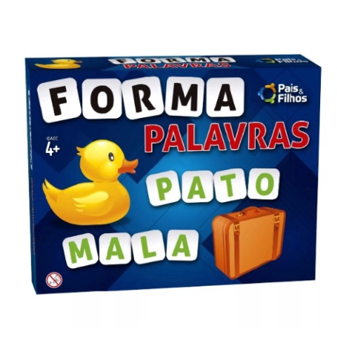 Brinquedo Pedagógico Forma Palavras
