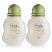 Kit 2 Unidades Mamãe e Bebê Água de Colônia 100ml