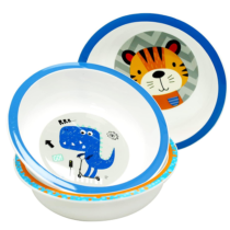 Kit 3 Bowl Clingo Tigre/Dino/Submarino