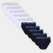 Kit Cueca Slip Infantil Mash 10 Peças