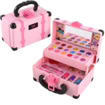 Kit de Maquiagem Infantil Portatil Lavável 32 itens
