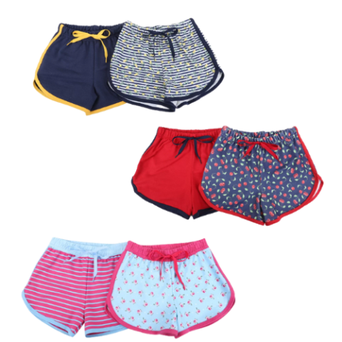 Kit Shorts Candy Kids Moletinho Feminino