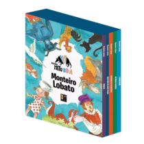 Livro Box Monteiro Lobato contendo 5 Livros