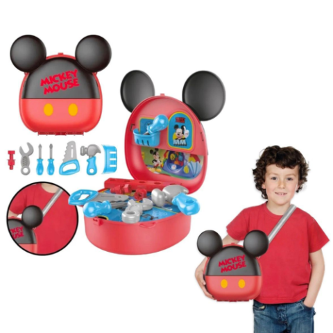 Maleta Mickey Construtor Multikids