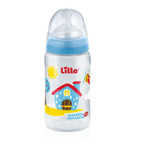 Mamadeira Galinha Pintadinha 6m+ Lillo 300ml