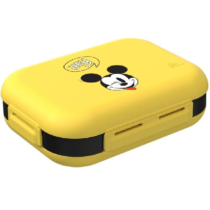 Marmita Hermética Nutri Disney Preto e Amarelo Coza