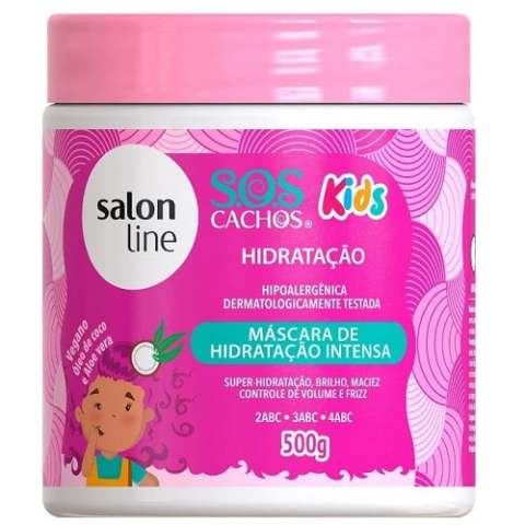 Máscara de Hidratação Intensa S.O.S Cachos Kids Salon Line 500g