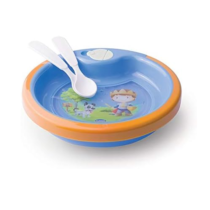 Prato Térmico com Ventosa Baby Princess e 2 Colheres Plasútil