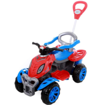 Quadriciclo com Empurrador e Pedal Spider Maral