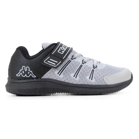 Tênis Infantil Kappa Speed Masculino Grafite+Preto
