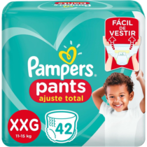 Fralda Pampers Pants Ajuste Total XXG 42 unidades