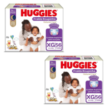 2 Pacotes Fralda Huggies Roupinha Natural Care XG 56 unidades