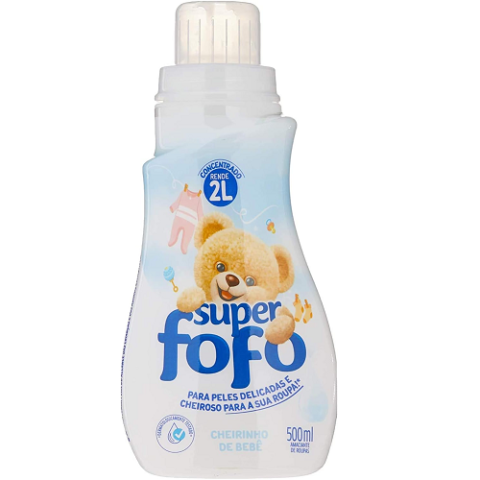 Amaciante Fofo Concentrado Cheirinho de Talco 500ml