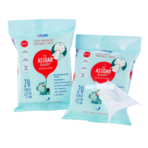 Assoar Baby Lenços Umedecidos com Solução Salina Likluc