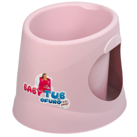 Banheira Babytub Ofurô de 1 a 6 Anos Rosa