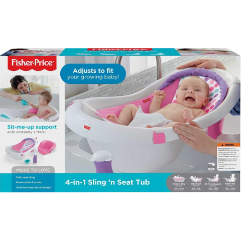 Banheira Deluxe 4 em 1 Baby Fisher-Price