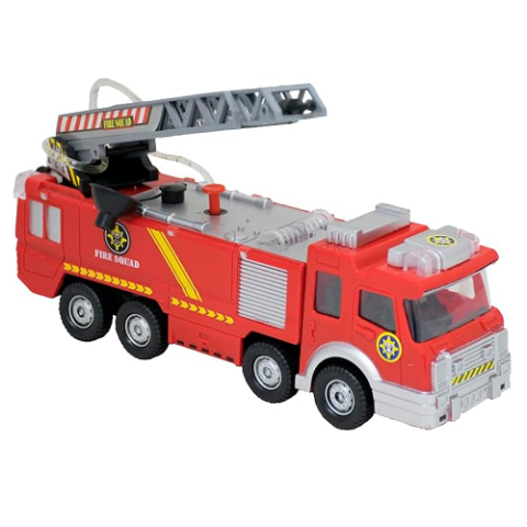 Caminhão Bombeiro Com Sirene E Luz Que Solta Água BBR Toys