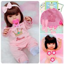 Bebê Real Reborn Baby Realista Bolsa + 28 Itens