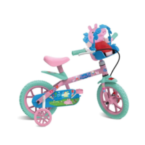 Bicicleta Aro 12 Peppa Pig Bandeirante