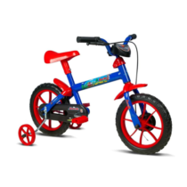 Bicicleta Aro 12 Verden Jack Azul e Vermelha