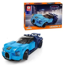 Blocos de Montar Carro Venon 3 e Potenza 139 Peças Polibrinq