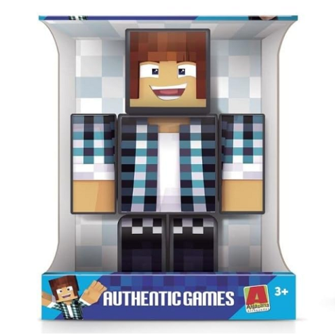 Boneco Authentic 25cm Minecraft Original