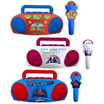 Boombox Karaoke Radio com Microfone Candide
