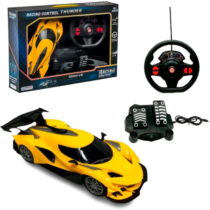 Carrinho Controle Remoto SpeedX com Luz de Led nos Faróis e Pedais com Acelerador de Ré Multikids