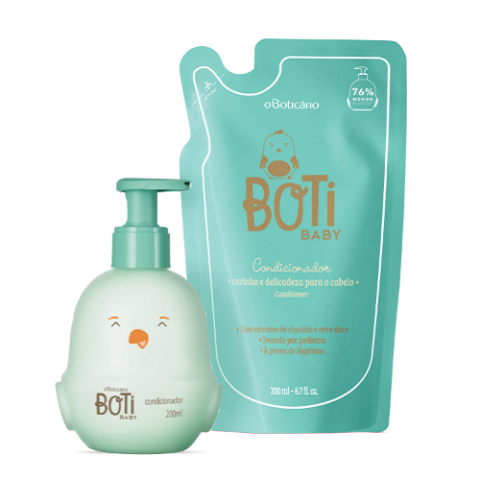 Combo Boti Baby Condicionador 200ml + Refil 200ml