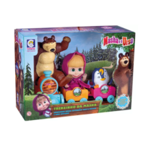 Trem Masha e o Urso Trenzinho da Masha Cotiplás