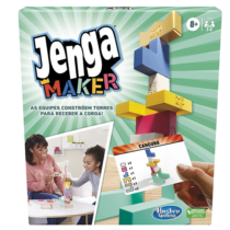 Jogo Jenga Maker Empilha Blocos com Cartas Hasbro