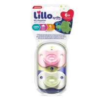 Kit Chupeta Brilha no Escuro 6+ Meses Lillo